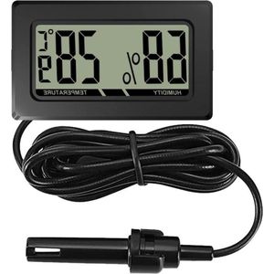 Reptielen thermometer met lcd-display en sonde voor aquaria en reptielenteelt. .
