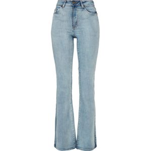 Populair - Nieuw - Dames - Vrouwen - Streetwear - Urban - Modern - Ladies High Waist Flared Denim Pants tinted light blue