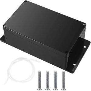 Waterdichte Aansluitdoos met Vaste Oor IP65 - 158*90*64mm - Kabeldoos - Elektronische behuizing - Projectbox - Wandmontage Aansluitdoos Buiten gebruik - Elektrische buitenverdelerdoos - ABS Slijtvast - inclusief schroeven afdichtstrips - Stofdicht