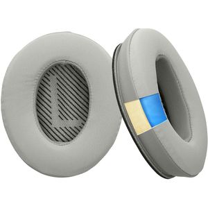 kwmobile 2x oorkussens voor koptelefoon - geschikt voor Bose Quietcomfort 35 35II 25 15 / QC35 QC35II QC25 QC15 - Earpads voor oortelefoon - In grijs