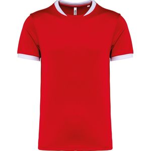 PROACT - PA4027 - Rugbyshirt - Sporty Red - Korte Mouwen - Uniseks