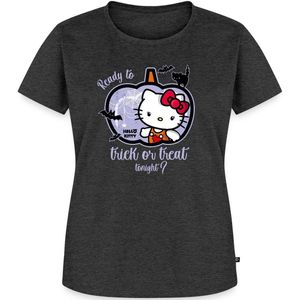 Hello Kitty Halloween Trick Of Treat Premium T Shirt Dames
