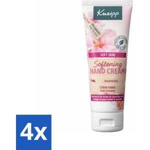 Kneipp - Handcrème - Soft Skin - Amandelbloesem - 75 ml - Voordeelverpakking - 4 stuks