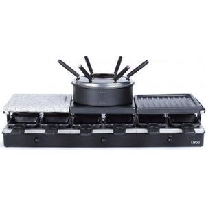 Livoo Raclette grill fondue 12 persons - DOC234