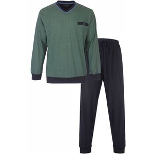 Paul Hopkins - Heren Pyjama - Groen - V-hals - met Boorden