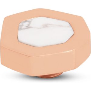 Melano Vivid Heptagon Steentje Howlite Rosé