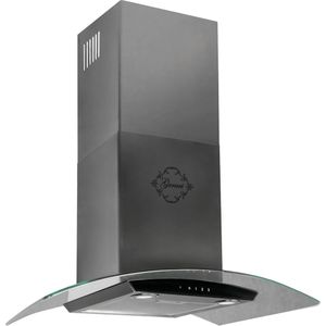 GURARI Wandafzuigkap GCH T 465 IS 60 BL PRIME N+Koolfilter, Afzuigkap 60 cm 1000m³/h Wandafzuigkap