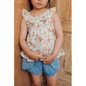 Asya denim look short | Louise Misha 110