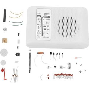 Allecto Plus - Bouwset voor AM/FM dubbelfrequentieband-radio, eenvoudig te solderen - Elektronische montagesetProducesResponseType met zoekwoorden: DIY, radio bouwpakket, soldeerbaar