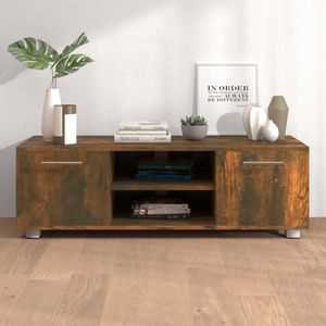 The Living Store Tv-meubel - Trendy Design - 110 x 40 x 35 cm - Gerookt eiken