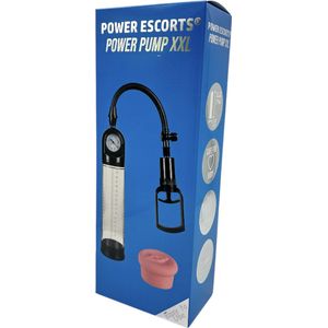 Power Escorts - Power Penis Pump - Met Handige Spanningsmeter - BR29