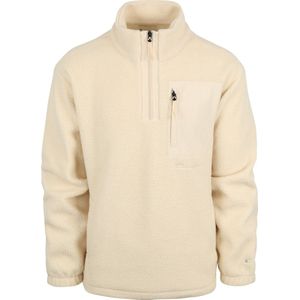 Champion - Half Zip Trui Teddy Beige - Heren - Maat XL - Regular-fit