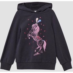 Sweatshirt - Glitterprint - Geborstelde Katoenmix - Comfortabel voor Kinderen
