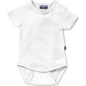 Silky Label romper ice white - korte mouw - maat 74/80 - wit