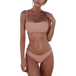 Trendy Bikini Set | Swimwear / Zwemkleding | 2-Delige Set | Roze - L