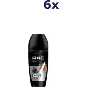 6x Axe Roll On Africa 50 ml