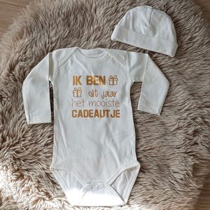 Newborn Baby Kleding Set tekst - Jongens en Meisjes Romper - Kraamcadeau - Babyshower Cadeau - 4-6 Maanden