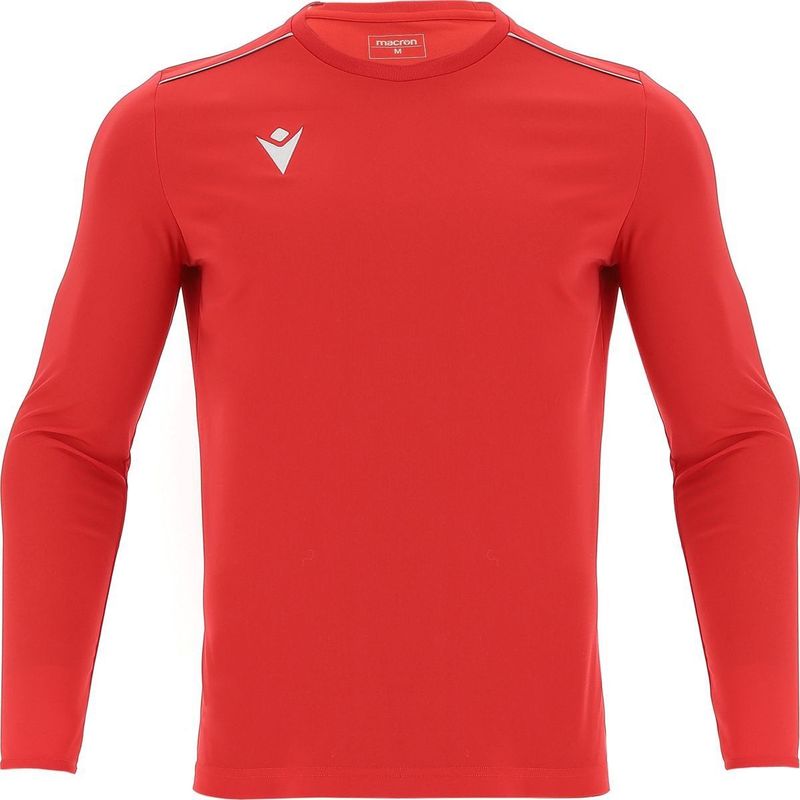 Macron Rigel Hero Voetbalshirt Lange Mouw Kinderen - Rood | Maat: 128