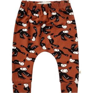 Your Wishes Toucans Baggy - Baby Broekje - Roodbruin - Unisex - Maat: 62/68