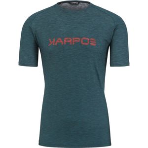 Karpos Prato Piazza T-shirt Met Korte Mouwen Blauw M Man