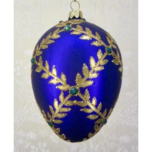 Christel Dauwe Collection : kerst versieringen : Fabergé stijl eieren - 4 delig set
