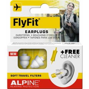Alpine - Flyfit - Oordopjes - Voordeelverpakking - 2 x 1 set