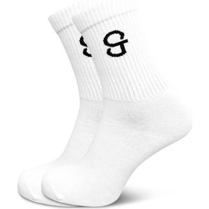 Beste hoge sokken - Sport sokken - 2 paar - 78% katoenen sokken - Maat 39-42 - voor Dames en Heren - Naadloze sokken - crew sokken