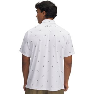 Under Armour Heren Playoff Golf Polo 3.0 Printed White/Steel