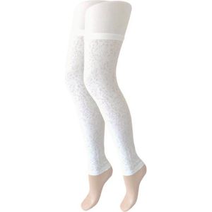 Kinderlegging - Gebloemd motief - Wit - Katoen - Maat 86-92