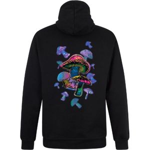 Zwarte Neon Sweater Trui Colour Mushroom S