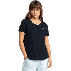 Roxy - Saturdaze - T-shirt - Zwart - Korte Mouwen - Dames