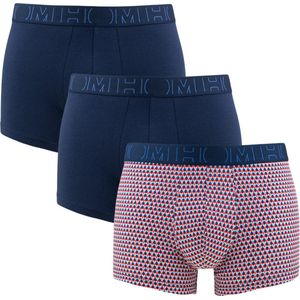 HOM - Giangi #2 Boxer brief 3p - Navy/Navy/Navy print - mannen - XL