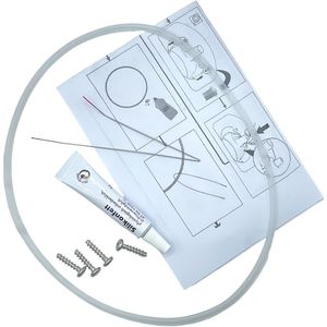Fixem® Reparatieset Geschikt voor Bosch, Siemens Vaatwassers - Afdichting Pomphuis Zeefhuis - 12005744 12026667 - Inclusief Vet en Instructies voor E15 Foutcode - 1 Stuk