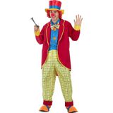 Funidelia | Clownkostuum Voor voor mannen  Clowns, Circus, Originele en Leuke - Kostuum voor Volwassenen Accessoire verkleedkleding en rekwisieten voor Halloween, carnaval & feesten - Maat M - L - Rood