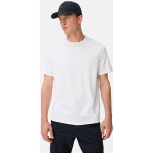 camel active Organisch T-shirt gemaakt van puur katoen - Maat menswear-M - Wit