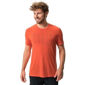 Vaude - Sesvenna - T-shirt - Oranje - Korte Mouwen