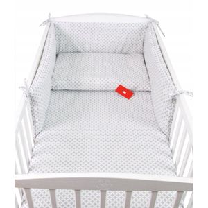 Babylux Kinderbeddengoed Set 3-delig Katoen 90x120cm Grijs