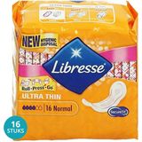 Libresse Invisible Ultra Normal - maandverband - voordeelverpakking 16 stuks