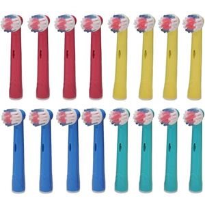 12-delige opzetborstels voor elektrische kinderen tandenborstels