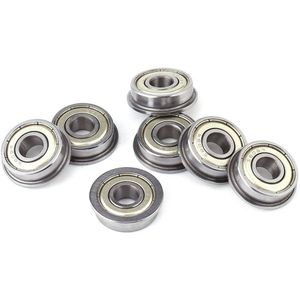 Allecto Plus - Mini kogellagers set van 10 stuks voor skateboard - RVS 8 * 22 * 7mm