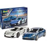 1:24 Revell 05681 Porsche (2 Cars!) - Gift Set Plastic Modelbouwpakket