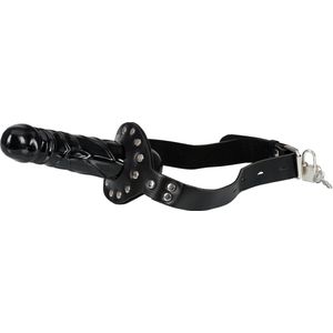 Pipedream Fetish Fantasy mondknevel Deluxe Ball Gag w/Dong zwart - 5 inch