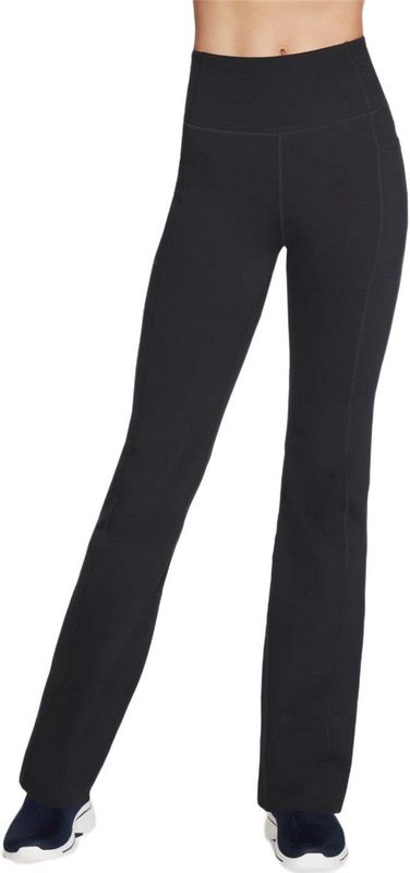 Skechers - Go Walk High Waisted Flare Pant - Leggings - Zwart