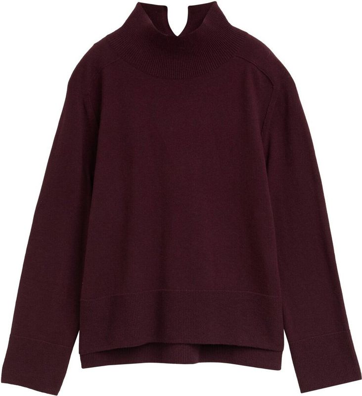 Tom Tailor - Coltrui - Effen - Regular Fit - Mix van Katoen en Kasjmier