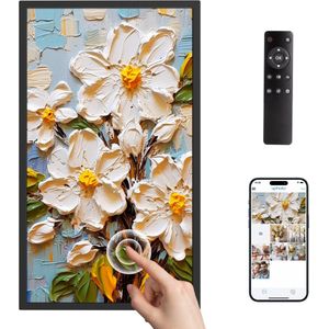 EKASN Classic 21 - Digitale Fotolijst 21,5 inch - Zwart - Touchscreen - WiFi - 32GB