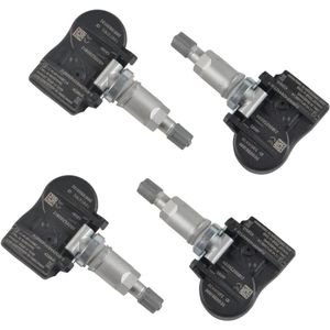 Allecto plus - 4 stuks TPMS bandenspanningssensoren 433 MHz voor auto - Vervanging voor diverse modellen - Handig en betrouwbaar bij het monitoren van bandenspanning