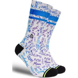FLINCK Sportsokken - Pain Cave - Maat 39-41 - Unisex - Heren Sokken - Dames Sokken - Naadloze sokken - Crossfit Sokken - Hardloop Sokken - Fitness Sokken - Fietssokken