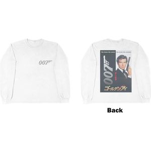 James Bond - GoldenEye Japanese Poster Longsleeve shirt - L - Wit