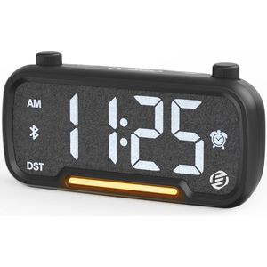 Equivera Wekkerradio Op Netstroom - Klokradio - Wekkerradio - Klokradio Met Wekker - Wekkerradio Dab - Wekker Dab Radio