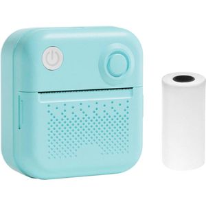 Mini Pocket Printer Draagbare Thermische Instant Foto Afdrukken Label Maker Machine BT Draadloos Verbinden Compatibel met Android of iOS APP Ondersteuning Ontvangstlabel Memo Sticker Notities Lijsten
